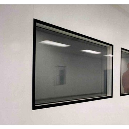 Clean room double glazed view window