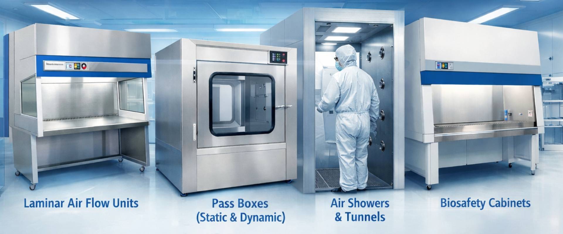 Top Clean Room Equipment for Lab Manufacturers in India | JSS Air Technology